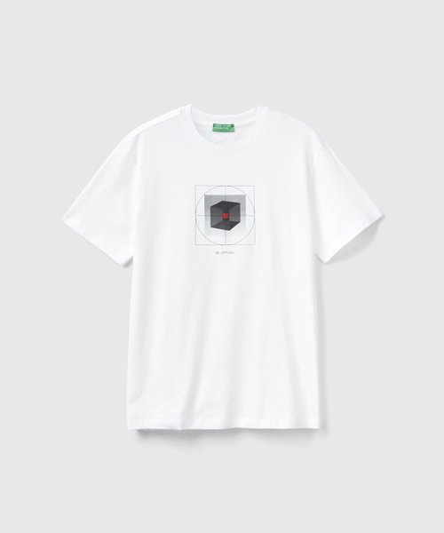 BENETTON (mens)(ベネトン（メンズ）)/ボックスプリントTシャツ・カットソー/img03