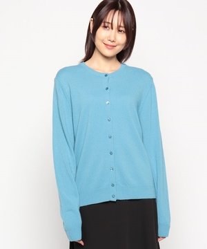 BENETTON (women)(ベネトン（レディース）)/ヴァージンウール100％クルーネックカーディガン/img36