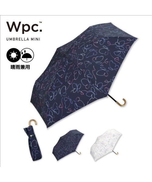 Wpc．(Wpc．)/【Wpc.公式】雨傘 バタフライリボン ミニ 50cm 晴雨兼用 傘 レディース 折りたたみ傘/img01