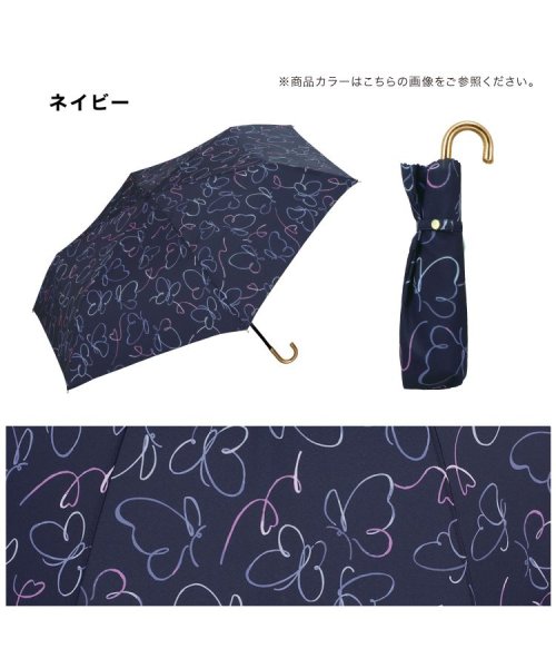 Wpc．(Wpc．)/【Wpc.公式】雨傘 バタフライリボン ミニ 50cm 晴雨兼用 傘 レディース 折りたたみ傘/img04