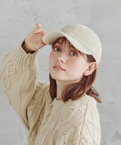 ORNERTE(ORNERTE)/ORNERTE  BASIC 6P CAP_MID TYPE_CD　コーデュロイキャップ/img12