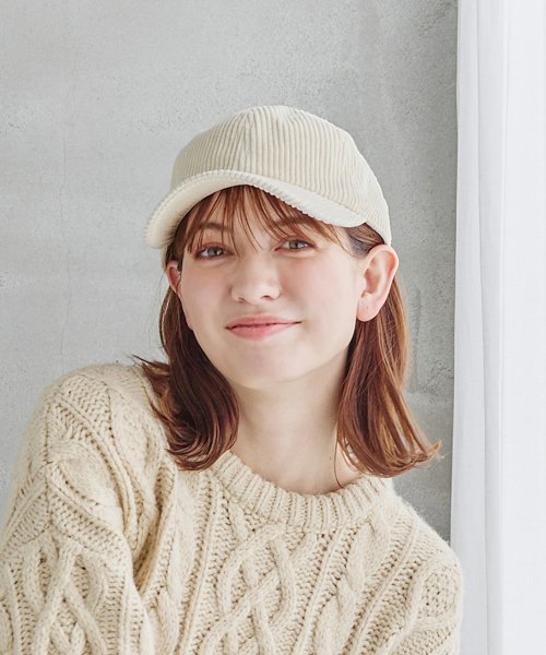 ORNERTE(ORNERTE)/ORNERTE  BASIC 6P CAP_MID TYPE_CD　コーデュロイキャップ/img42