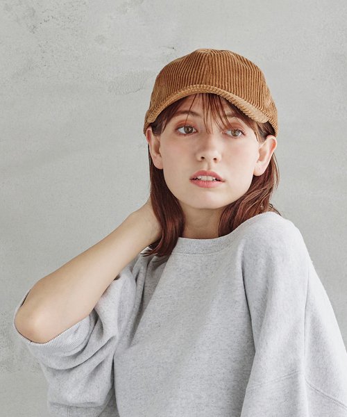 ORNERTE(ORNERTE)/ORNERTE  BASIC 6P CAP_MID TYPE_CD　コーデュロイキャップ/img51