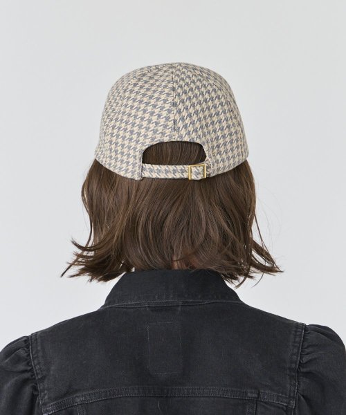 Chapeaud'O(Chapeaud’O)/Chapeau d' O  Italy Houndstooth Cap/img10