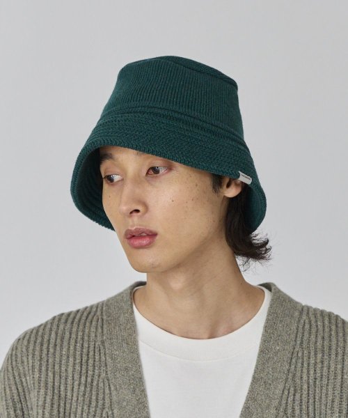 OVERRIDE(OVERRIDE)/OVERRIDE  EX FINE LAMBS KNIT BUCKET/img02