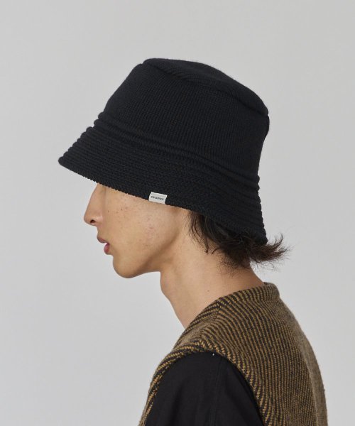 OVERRIDE(OVERRIDE)/OVERRIDE  EX FINE LAMBS KNIT BUCKET/img04