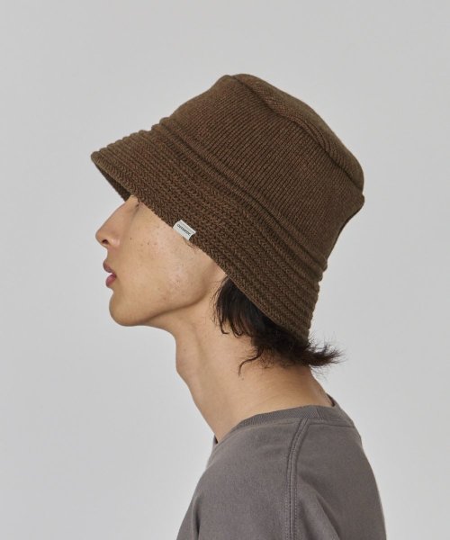 OVERRIDE(OVERRIDE)/OVERRIDE  EX FINE LAMBS KNIT BUCKET/img13