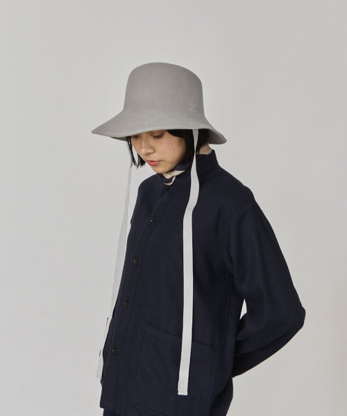 OVERRIDE(OVERRIDE)/OVERRIDE  FELT STITCH WIDE BRIM HAT/img10