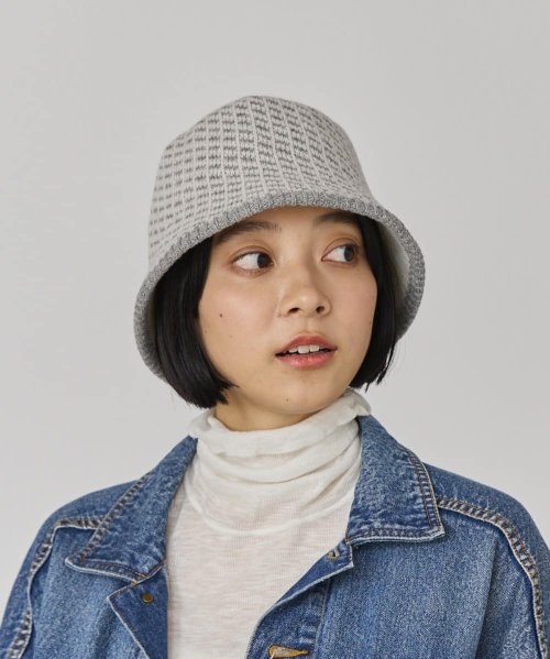 OVERRIDE(OVERRIDE)/OVERRIDE  TM WOOL JAQUARD  BUCKET/img04