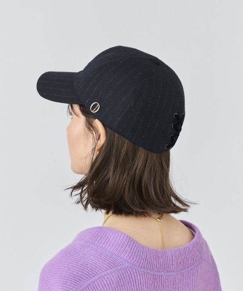 Chapeaud'O(Chapeaud’O)/Chapeau d' O  PinStripes 3D Emb Cap/img11