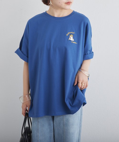 NICE CLAUP OUTLET(ナイスクラップ　アウトレット)/【人気シリーズ】ピザ屋オバケプリントTシャツ/img22