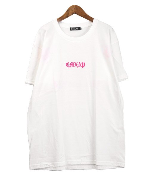 LUXSTYLE(ラグスタイル)/CMXAP(クマアピ)トライバル半袖Tシャツ/Tシャツ メンズ 半袖 トライバル ロゴ プリント クルーネック/img11