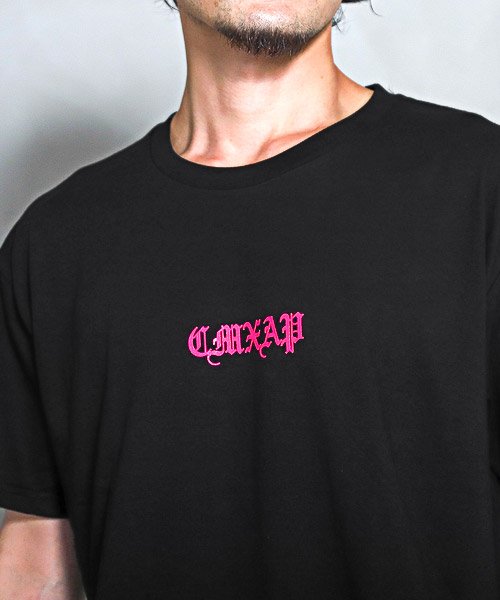 LUXSTYLE(ラグスタイル)/CMXAP(クマアピ)トライバル半袖Tシャツ/Tシャツ メンズ 半袖 トライバル ロゴ プリント クルーネック/img13