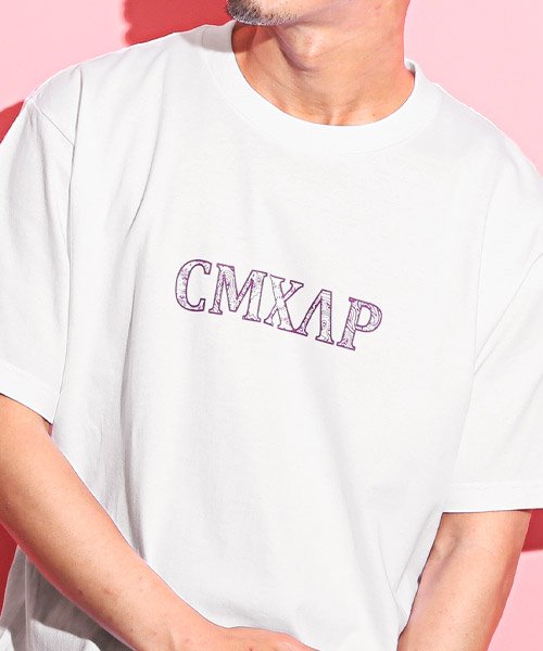 LUXSTYLE(ラグスタイル)/CMXAP(クマアピ)ペイズリー半袖Tシャツ/Tシャツ メンズ レディース 半袖 ペイズリー バンダナ柄 バックプリント ロゴ/img14