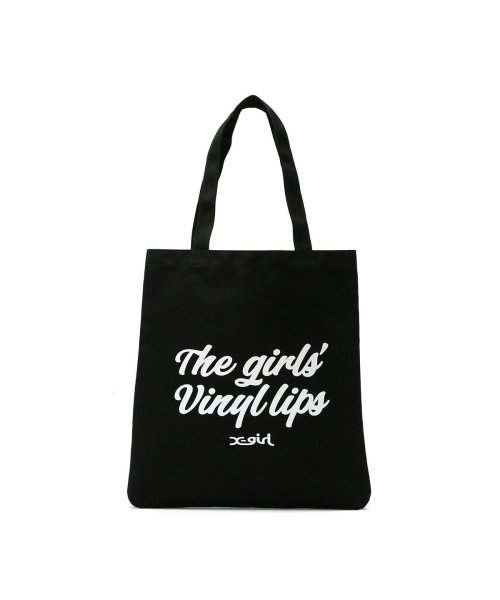 X-girl(エックスガール)/エックスガール トートバッグ X－girl VINYL LIP FACE CANVAS TOTE BAG トート 持ち手 肩掛け 縦型 105232053005/img06