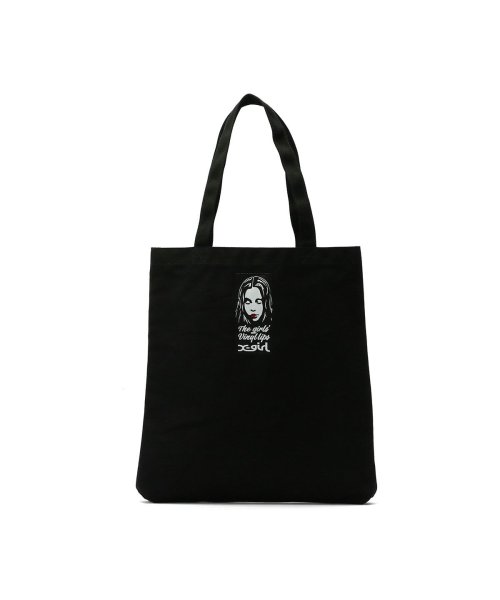 X-girl(エックスガール)/エックスガール トートバッグ X－girl VINYL LIP FACE CANVAS TOTE BAG トート 持ち手 肩掛け 縦型 105232053005/img08