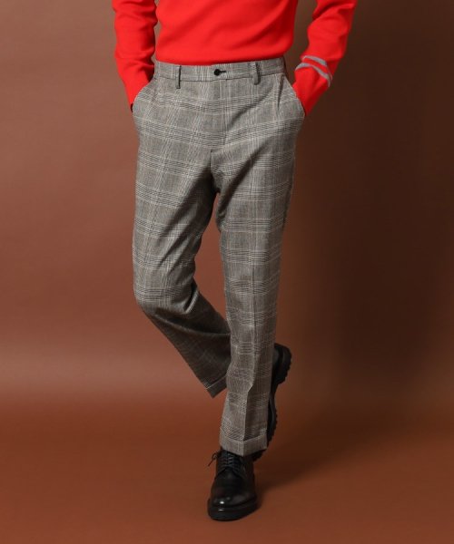 【セットアップ可】マルチカラー SET UP グレンチェックパンツ 