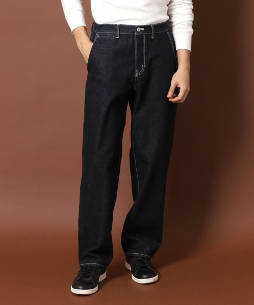 【MonoMax1月号掲載】【Safari12月号掲載】【セットアップ可】ハイグレード ワイドデニムパンツ 