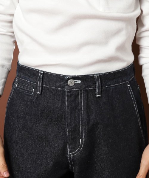 【MonoMax1月号掲載】【Safari12月号掲載】【セットアップ可】ハイグレード ワイドデニムパンツ 