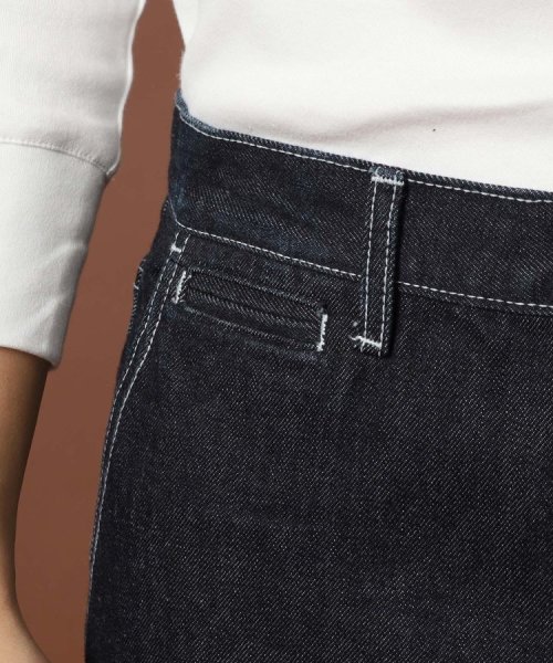 【MonoMax1月号掲載】【Safari12月号掲載】【セットアップ可】ハイグレード ワイドデニムパンツ 