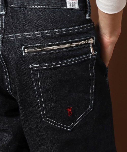 【MonoMax1月号掲載】【Safari12月号掲載】【セットアップ可】ハイグレード ワイドデニムパンツ 