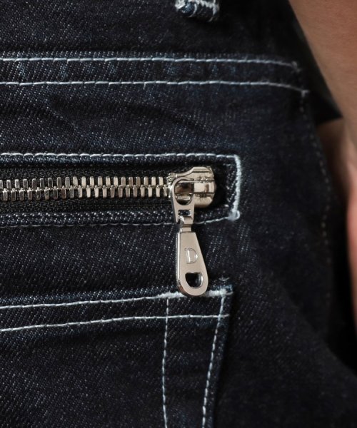 【MonoMax1月号掲載】【Safari12月号掲載】【セットアップ可】ハイグレード ワイドデニムパンツ 