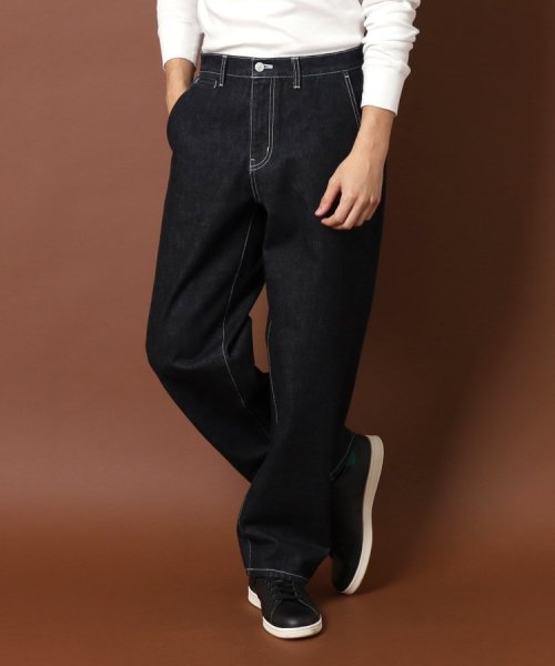【MonoMax1月号掲載】【Safari12月号掲載】【セットアップ可】ハイグレード ワイドデニムパンツ 