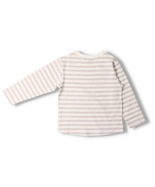 Crescent(クレセント)/【子供服】 crescent (クレセント) ワンポイントボーダー長袖Ｔシャツ 80cm～130cm N50804/img02