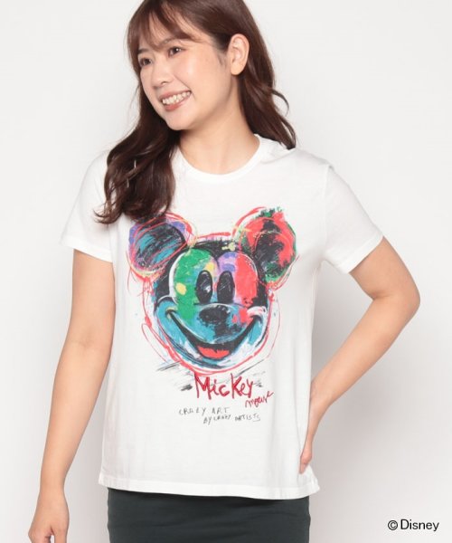 Desigual(デシグアル)/ミッキーマウス アーティTシャツ/img11