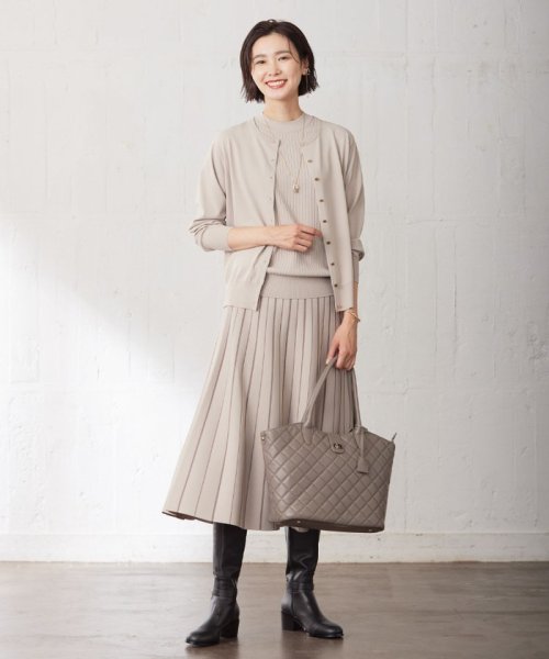 J.PRESS LADIES（LARGE SIZE）(J．プレス　レディス（大きいサイズ）)/【洗える】レーヨンエリートストレッチ ニット スカート/img06