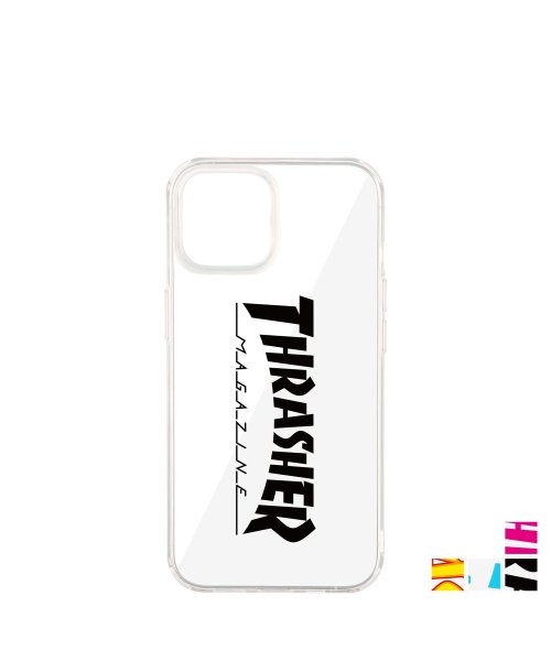 THRASHER(スラッシャー)/スラッシャー THRASHER iphone13 スマホケース メンズ レディース 携帯 アイフォン クリア 透明 LOGO HYBRID CLEAR CASE/img01