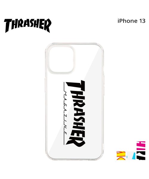 THRASHER(スラッシャー)/スラッシャー THRASHER iphone13 スマホケース メンズ レディース 携帯 アイフォン クリア 透明 LOGO HYBRID CLEAR CASE/img02