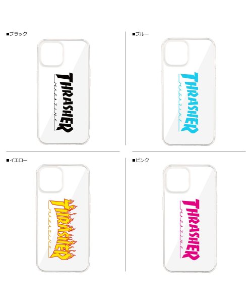 THRASHER(スラッシャー)/スラッシャー THRASHER iphone13 スマホケース メンズ レディース 携帯 アイフォン クリア 透明 LOGO HYBRID CLEAR CASE/img03