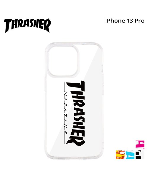 THRASHER(スラッシャー)/スラッシャー THRASHER iphone13 Pro スマホケース メンズ レディース 携帯 アイフォン クリア 透明 LOGO HYBRID CLEAR /img01