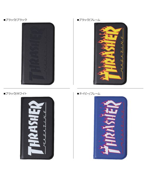 THRASHER(スラッシャー)/スラッシャー THRASHER iphone12 mini スマホケース メンズ レディース 手帳型 携帯 アイフォン HOME TOWN LOGO PU LE/img01