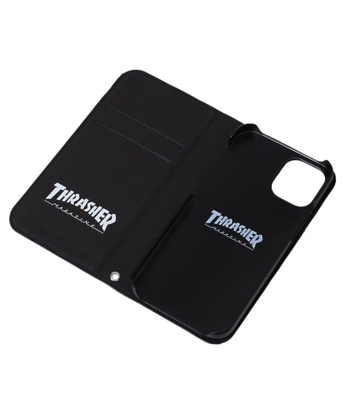 THRASHER(スラッシャー)/スラッシャー THRASHER iphone12 mini スマホケース メンズ レディース 手帳型 携帯 アイフォン HOME TOWN LOGO PU LE/img03