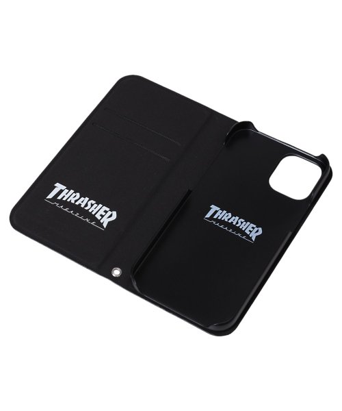 THRASHER(スラッシャー)/スラッシャー THRASHER iphone12 mini スマホケース メンズ レディース 手帳型 携帯 アイフォン HOME TOWN LOGO PU LE/img07