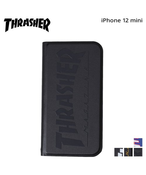THRASHER(スラッシャー)/スラッシャー THRASHER iphone12 mini スマホケース メンズ レディース 手帳型 携帯 アイフォン HOME TOWN LOGO PU LE/img17