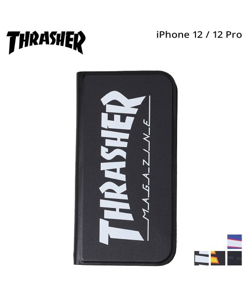 THRASHER(スラッシャー)/スラッシャー THRASHER iphone12 12 Pro スマホケース メンズ レディース 手帳型 携帯 アイフォン HOME TOWN LOGO PU /img19