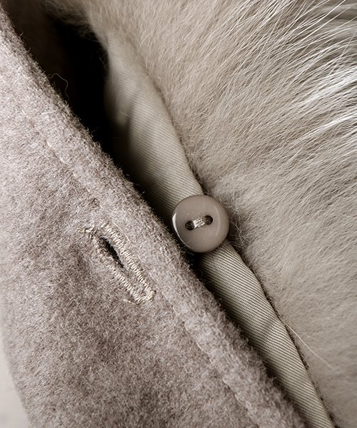 フォックスファー付きケープコート(K484) フォックスファー付きケープコート(K484) TM2138226844(16445円)