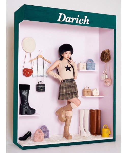 Darich(Darich)/スタージャガードニットトップス/img01