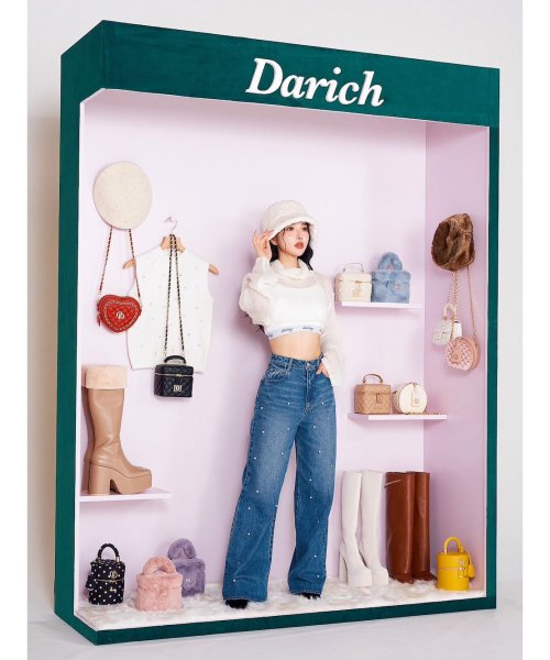 Darich(Darich)/レイヤードシアーニットトップス/img12