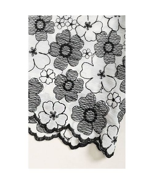 Sawa a la mode(サワアラモード)/モノトーンの花刺繍ふんわり袖トップス/img16