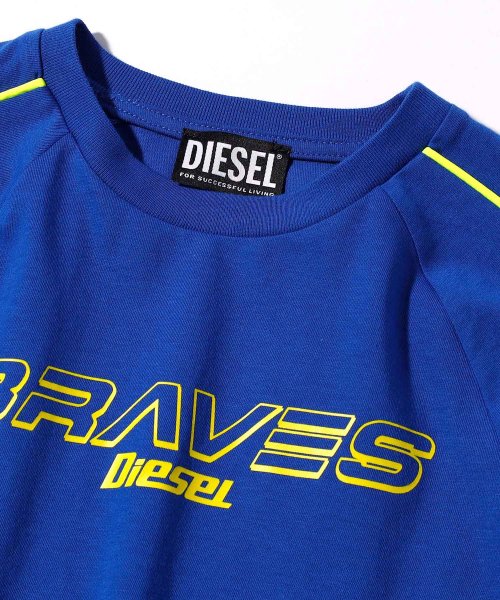 DIESEL(DIESEL)/DIESEL（ディーゼル）Kids & Junior ラインロゴ半袖Tシャツカットソー/img02