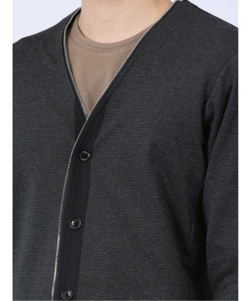 TAKA-Q(タカキュー)/メランジポンチ ジップカーディガン 長袖 メンズ Tシャツ カットソー カジュアル インナー ビジネス ギフト プレゼント/img09