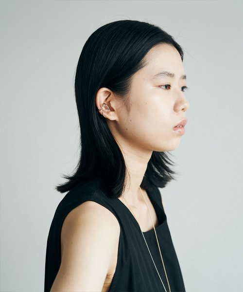 marjour(マージュール)/[NICKEL FREE]DOUBLE STRAND EARCUFF/img03