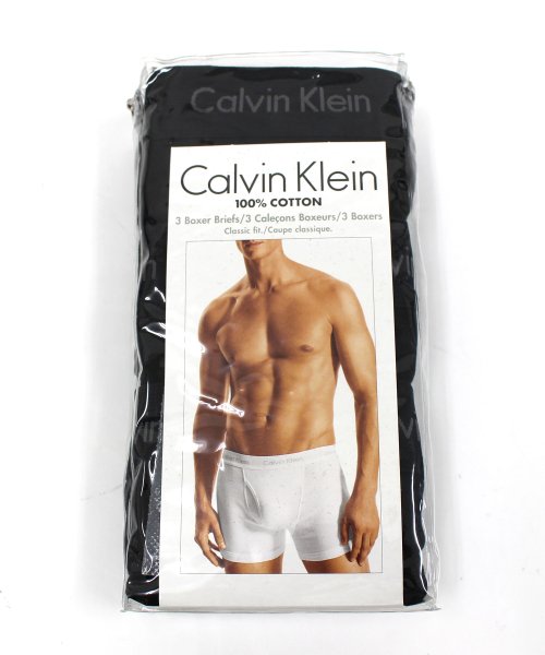 TopIsm(トップイズム)/Calvin Klein カルバンクライン ボクサーパンツ 3P 3枚セット クラシックフィット 下着 トランクス アンダーウェア メンズ ブランド ギフト/img01