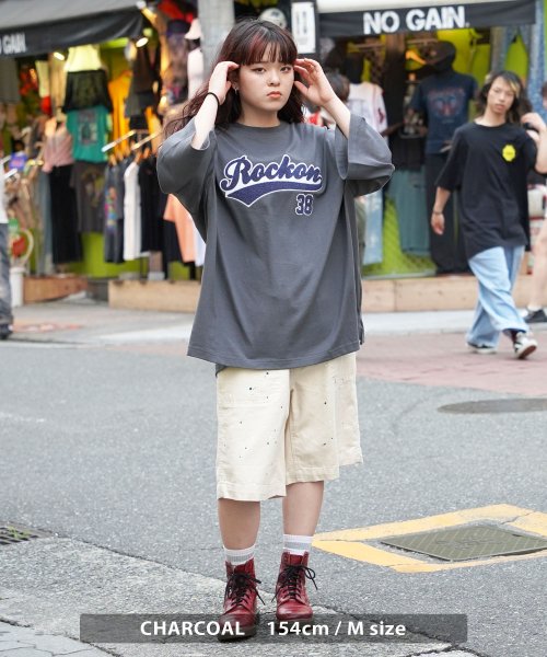 1111clothing(ワンフォークロージング)/オーバーサイズ Tシャツ メンズ ビッグTシャツ レディース ビッグシルエットTシャツ 半袖Tシャツ カレッジロゴTシャツ ワッペン 刺繍 トップス 半袖/img14