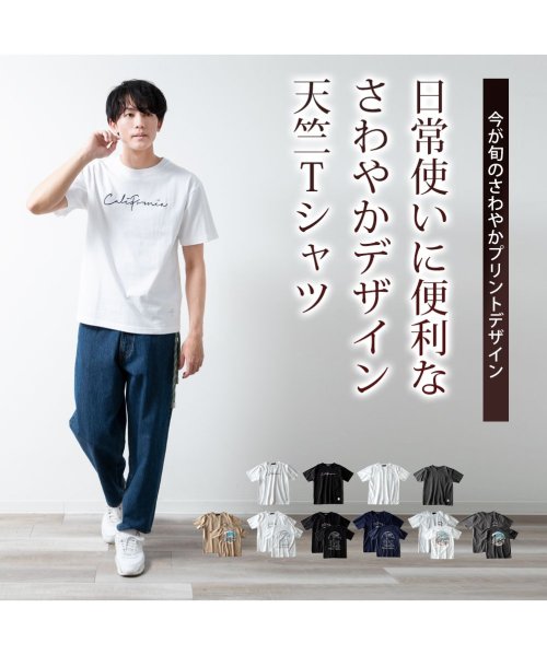  GENELESS(GENELESS)/tシャツ メンズ 半袖 綿100 半袖tシャツ 夏 バックプリント Tシャツ Uネック インナー トップス クルーネック コットン 白 黒 全10色 シンプル/img03