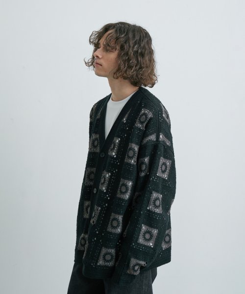 JUNRed(ジュンレッド)/【 UNISEX 】クロシェルーズカーディガン/img30